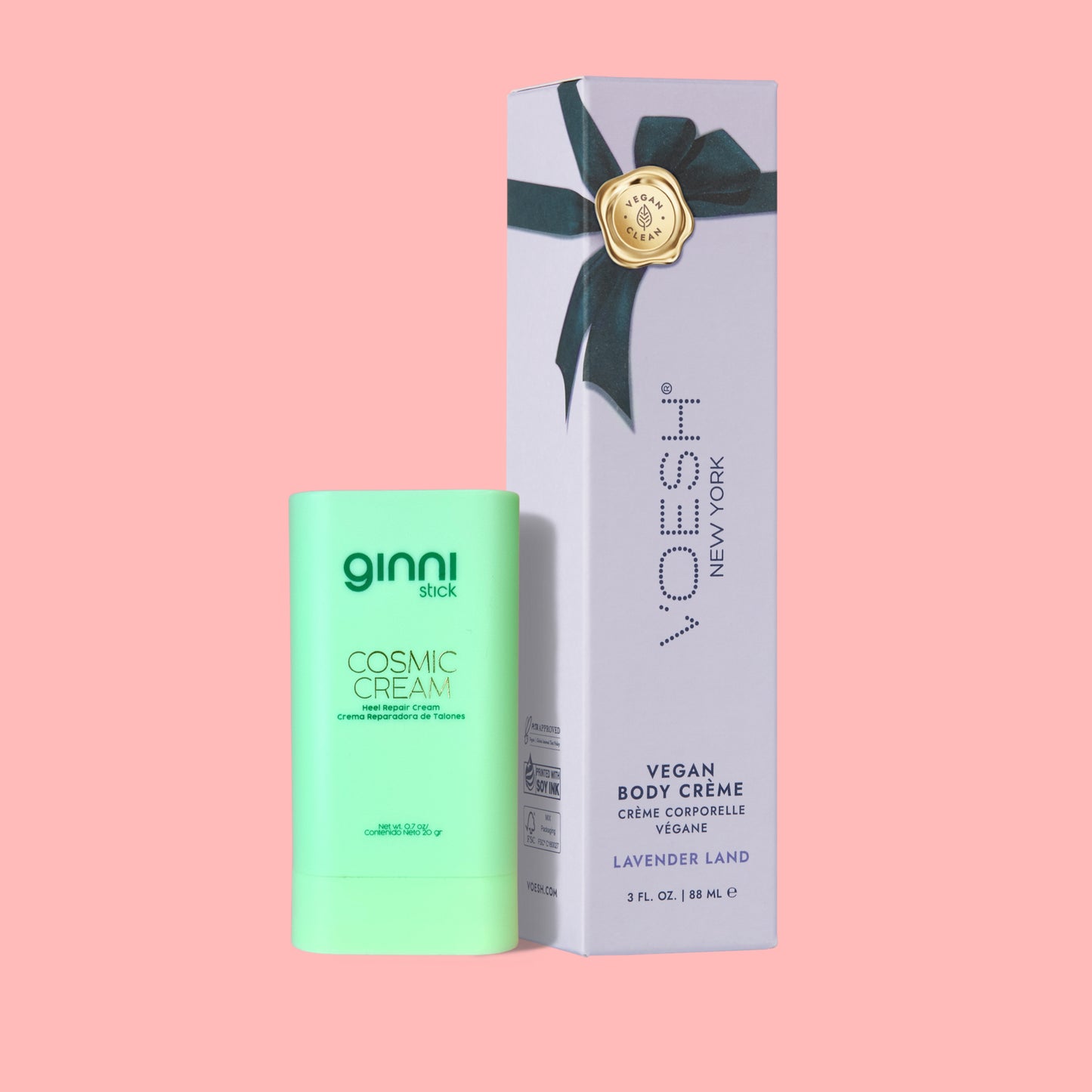 GINNI STICK - COSMIC CREAM Reparador de Talones y Crema Lavanda VOESH NEW YORK