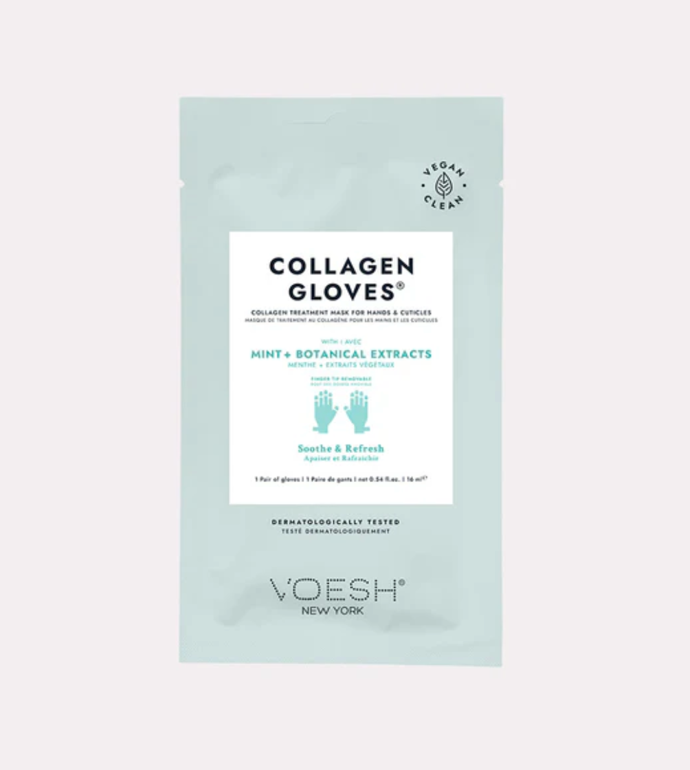 GUANTES DE COLÁGENO CON MENTA + INFUSIÓN HERBAL